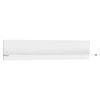 Ραφιέρα Pico pakoworld λευκό gloss 120x20x25εκ 039-000170
