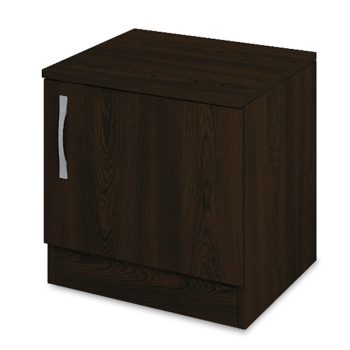 Κομοδίνο Deco pakoworld με ένα ντουλάπι χρώμα wenge 40x35