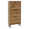 Παπουτσοθήκη Thelma pakoworld 9 ζεύγων sonoma 60x23.8x131.6εκ 049-000068
