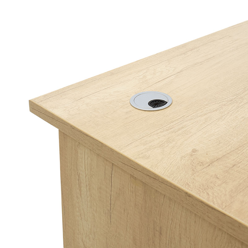 Γραφείο εργασίας επαγγελματικό Amazon χρώμα sonoma 150x75x75εκ - Image 5