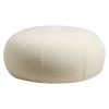 Πουφ PWF-0564 pakoworld ύφασμα cream Φ55x35εκ 071-001263