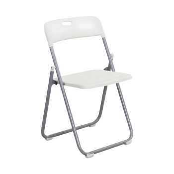 Καρέκλα πτυσσόμενη Daxton pakoworld PP λευκό-ασημί 49x46.5x73.5εκ 072-000086