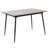 Τραπέζι Shazam pakoworld MDF επεκτεινόμενο χρώμα γκρι cement 120-160x80x76εκ 096-000002