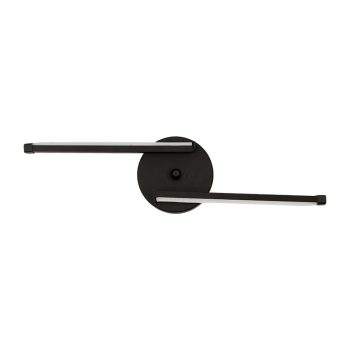 Φωτιστικό τοίχου-απλίκα PWL-0987 pakoworld LED 10W μαύρο 40x5x11εκ 099-000086