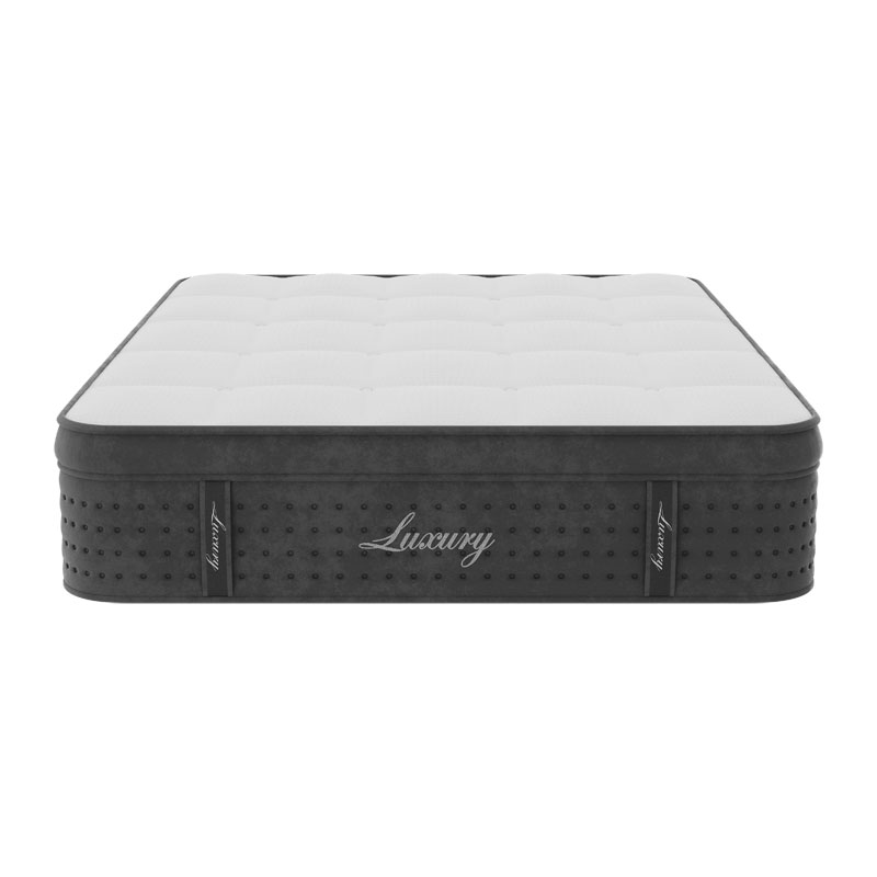 Στρώμα Luxury pocket spring+gel memory foam+latex μονής όψης aloe vera 34-36cm 150x200εκ - Image 3