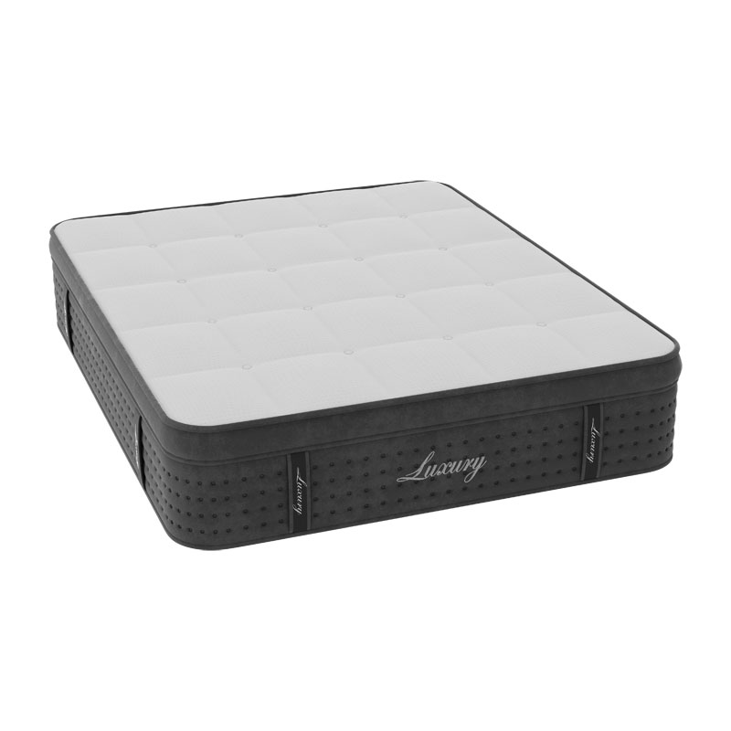 Στρώμα Luxury pocket spring+gel memory foam+latex μονής όψης aloe vera 34-36cm 150x200εκ - Image 4