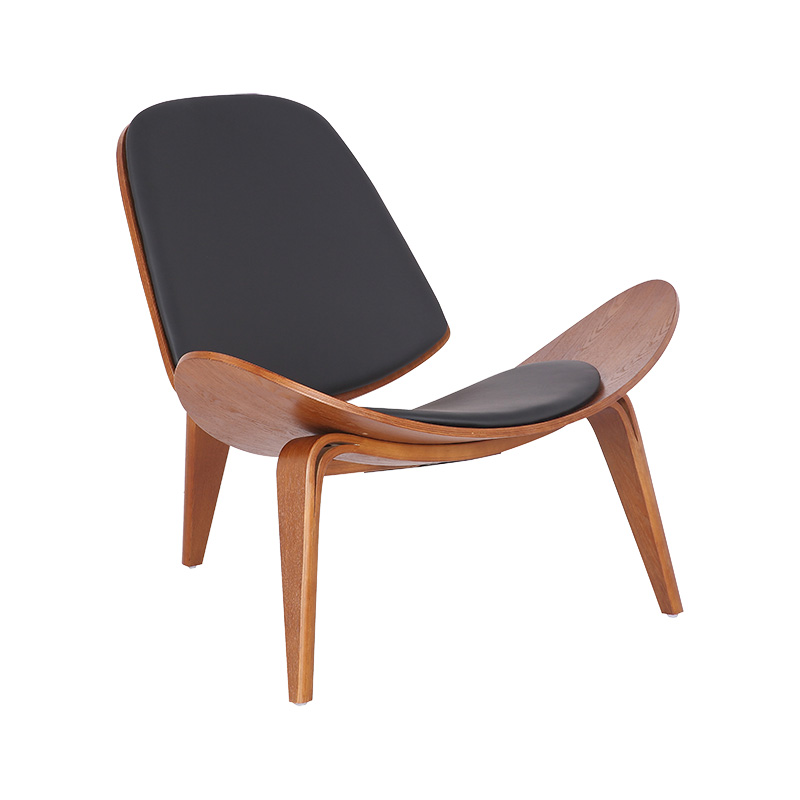 Πολυθρόνα Vilma pakoworld PU μαύρο-καρυδί 90x73x75εκ 106-000015