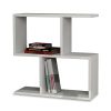 Βοηθητικό τραπέζι Homemania pakoworld χρώμα λευκό 60x20x60εκ 119-000054