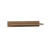 Ραφιέρα τοίχου Duz pakoworld χρώμα φυσικό 60x22x10εκ 119-000716