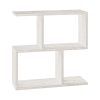 Βοηθητικό τραπέζι Homemania pakoworld λευκό antique 60x20x60εκ 119-001125