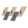 Κρεμάστρα τοίχου Livy pakoworld oak-γκρι μελαμίνης 75.2x1.8x45.3εκ 119-001215