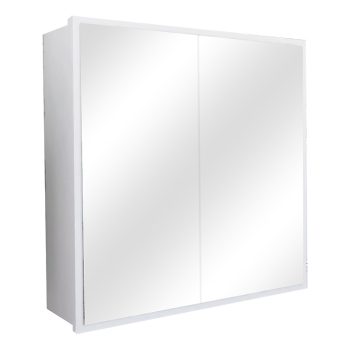Καθρέπτης μπάνιου Poliana pakoworld λευκό 70x17x70εκ 120-000287