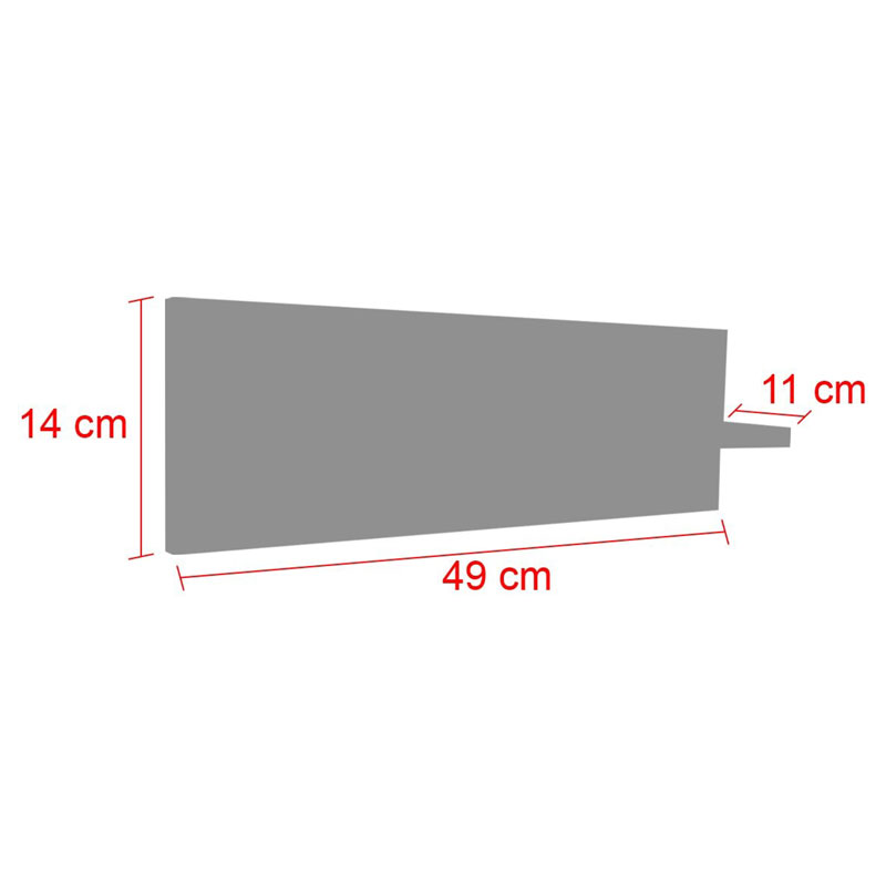 Κρεμάστρα Lolia φυσικό 49x11x14εκ - Image 3