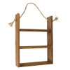 Ραφιέρα τοίχου Lauren pakoworld καρυδί 35x9x47εκ 120-000319