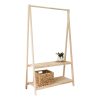 Έπιπλο εισόδου Linett pakoworld φυσικό 86x38x148εκ 120-000322