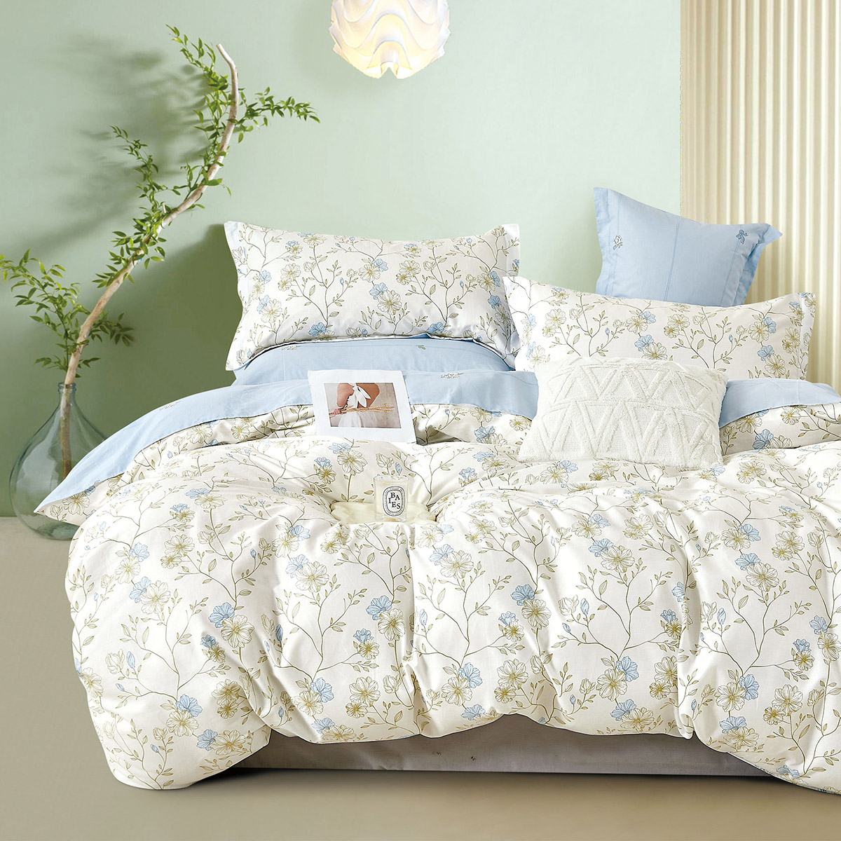 Σετ πάπλωμα υπέρδιπλο Art 12130 Amelia 220x240 Σιέλ Beauty Home