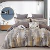 Beauty Home Σετ πάπλωμα υπέρδιπλο Art 12140 Sarla 220x240 Γκρι