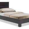 Κρεβάτι μονό OLYMPUS pakoworld σε χρώμα wenge 100x200εκ 123-000049