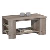 Τραπέζι σαλονιού Tara pakoworld rustic oak 90x46x43εκ 123-000161