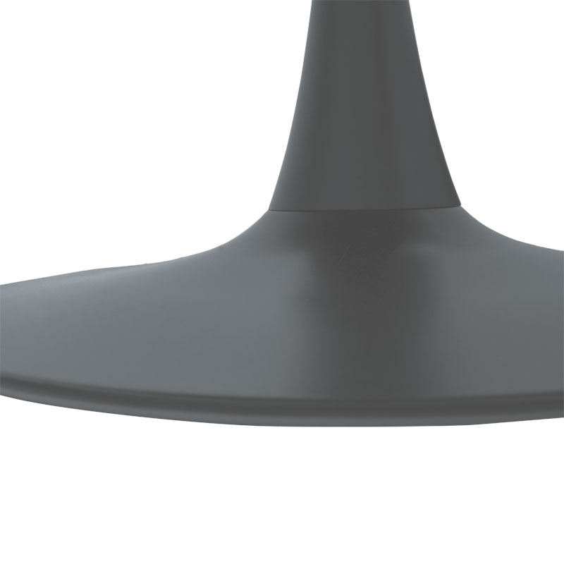 Τραπέζι Balou MDF ανθρακί ματ Φ100x75εκ - Image 2