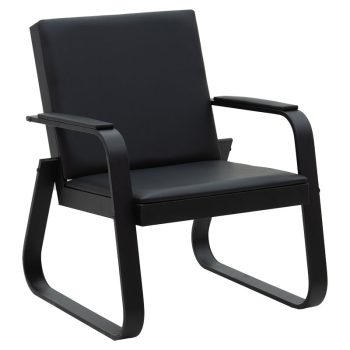 Πολυθρόνα Rogelio pakoworld PU μαύρο 67x72x85εκ 132-000030