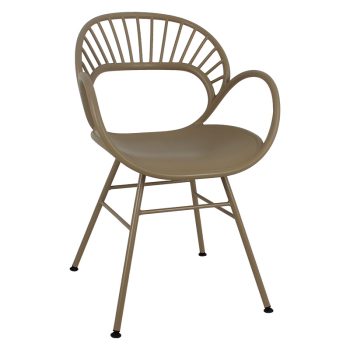 Πολυθρόνα Rudy pakoworld PP μόκα 139-000021