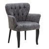 Πολυθρόνα Samara pakoworld ύφασμα γκρι antique 67x62x78εκ 146-000073