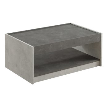 Τραπέζι σαλονιού Surprise pakoworld ανθρακί antique-γκρι antique 93.5x60x40εκ 176-000104