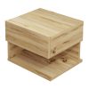 Κομοδίνο Conquer pakoworld επιτοίχιο sonoma 40x35x31εκ 176-000118