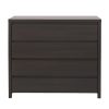 Συρταριέρα Selina pakoworld 4ων συρταριών wenge 105x40.5x92εκ 195-000003