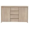 Μπουφές Selina pakoworld sonoma 143.5x40.5x92εκ 195-000025