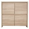 Μπουφές Selina pakoworld sonoma 105x40.5x112.5εκ 195-000027