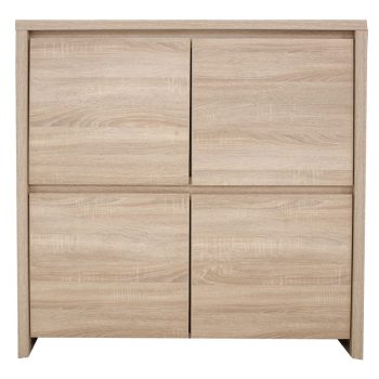 Μπουφές Selina pakoworld sonoma 105x40.5x112.5εκ 195-000027