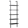 Βιβλιοθήκη Harris pakoworld μαύρο 70x22x200εκ 197-000066