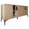Μπουφές Tajesy pakoworld μελαμίνης oak 180x40x78εκ 197-000211