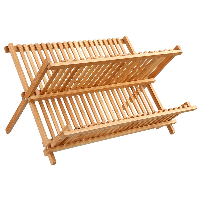 Πιατοθήκη Labon pakoworld bamboo φυσικό 42.5x33.5x25.5εκ 199-000047