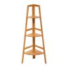 Ραφιέρα 3όροφη Angle pakoworld γωνιακή φυσικό 32x32x103εκ 199-000114