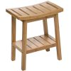 Σκαμπό Dael pakoworld μπαμπού χρώμα φυσικό 39.5x25x46εκ 199-000136