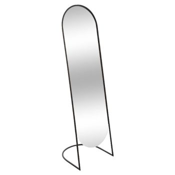 Καθρέπτης PWD-0090 pakoworld μέταλλο μαύρο 39x40x140εκ 199-000446