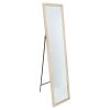 Καθρέπτης δαπέδου Stand pakoworld φυσικό 35.5x2.5x155.5εκ 199-000481