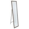 Καθρέπτης δαπέδου Stand pakoworld dark oak 35.5x2.5x155.5εκ 199-000489