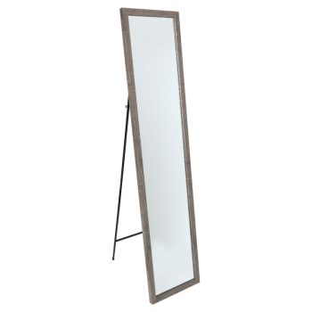 Καθρέπτης δαπέδου Stand pakoworld dark oak 35.5x2.5x155.5εκ 199-000489