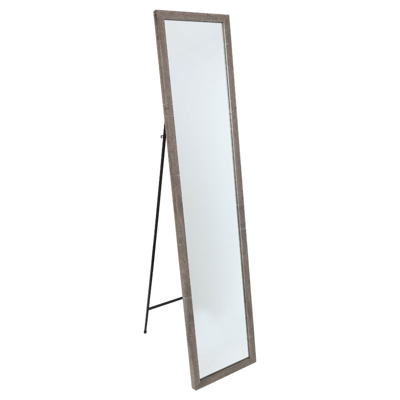 Καθρέπτης δαπέδου Stand pakoworld dark oak 35.5x2.5x155.5εκ 199-000489