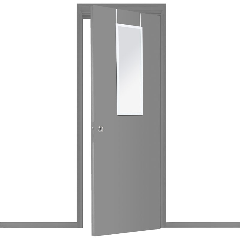 Καθρέπτης πόρτας PWD-0111 polyresin-λευκό 34x1.7x94εκ - Image 2