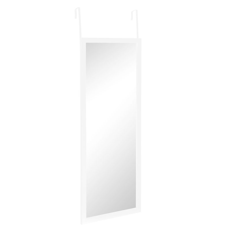Καθρέπτης πόρτας PWD-0111 pakoworld polyresin-λευκό 34x1.7x94εκ 199-000499