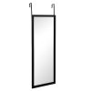 Καθρέπτης πόρτας PWD-0111 pakoworld polyresin-μαύρο 34x1.7x94εκ 199-000500