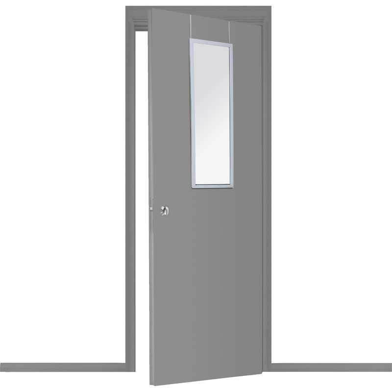 Καθρέπτης πόρτας PWD-0111 polyresin-ασημί 34x1.7x94εκ - Image 2