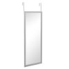 Καθρέπτης πόρτας PWD-0111 pakoworld polyresin-ασημί 34x1.7x94εκ 199-000501