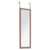 Καθρέπτης πόρτας PWD-0113 pakoworld MDF-αλουμίνιο φυσικό 35x2x109εκ 199-000505