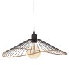 Φωτιστικό οροφής μονόφωτο Dess pakoworld Ε27 40W μαύρο 45x42x17.5εκ 199-000518